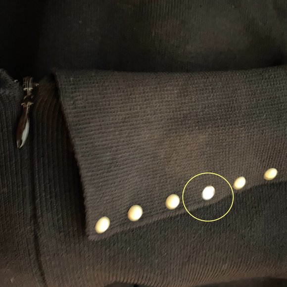 Anastasia Steele's Sandro Rocket Embellished Skater Dress Sz 2 - Picture 7 of 9